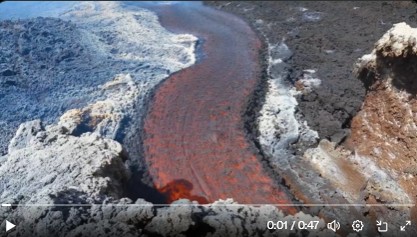 Etna volcano update: impressive video of lava flow