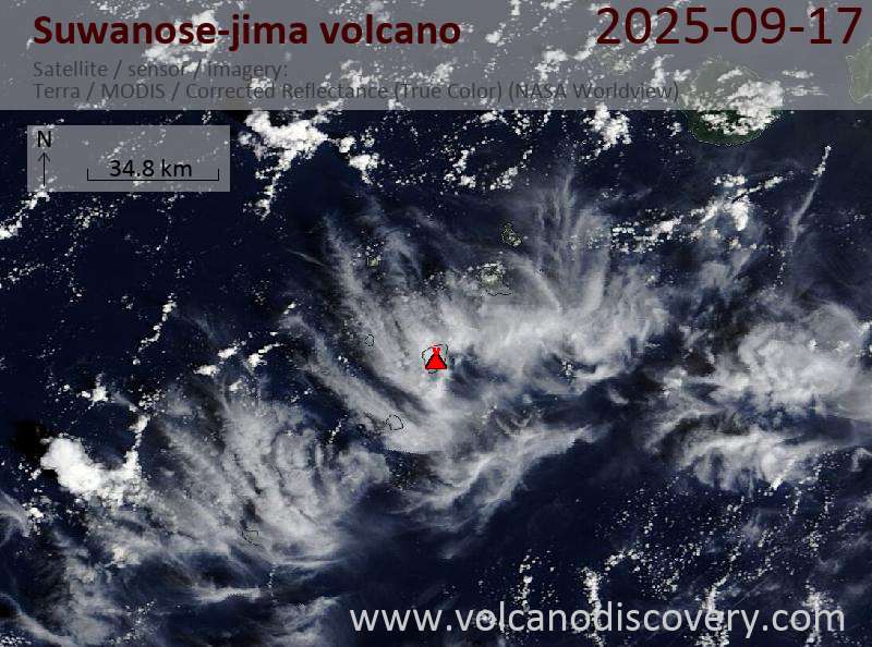 Suwanose-jima Volcano Volcanic Ash Advisory: ERUPTED AT 20250917/1350Z OVER FL070 STNR OBS VA DTG: 17/1350Z
