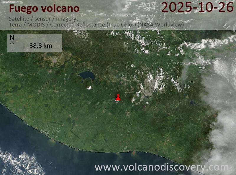 Fuego Volcano Volcanic Ash Advisory: FRQNT VA EM