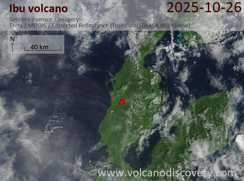 Ibu Volcano Volcanic Ash Advisory: VA TO FL080 LAST REPORTED 26/1324Z EST VA DTG: 26/1540Z to 8000 ft (2400 m)