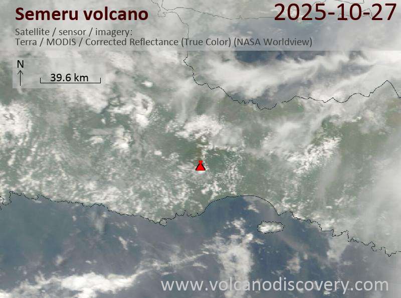 Semeru Volcano Volcanic Ash Advisory: VA OBS TO FL140 AT 26/2350Z EST VA DTG: 27/0910Z