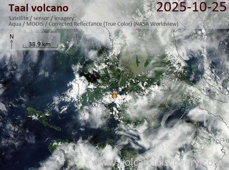 Taal Volcano Volcanic Ash Advisory: ERUPTION AT 20251026/0020Z FL080 EXTD SW REPORTED OBS VA DTG: 26/0020Z