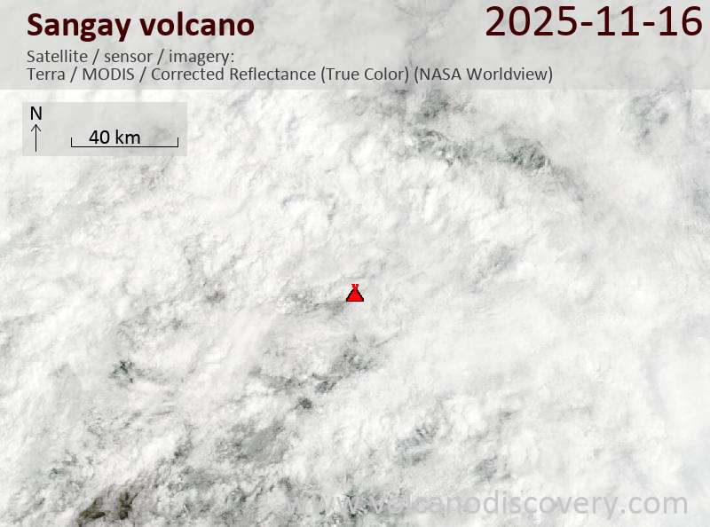 Sangay Volcano Volcanic Ash Advisory: VA EM DETECTED  to 19000 ft (5800 m)