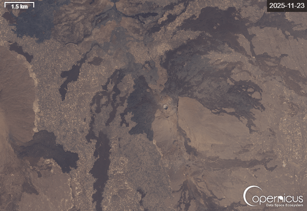 Hayli Gubbi volcano (Ethiopia): first satellite image following end of eruption