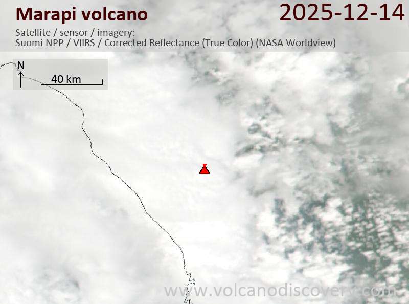 Marapi Volcano Volcanic Ash Advisory: GROUND REPORT OF ERUPTION TO FL140 AT 14/0936Z MOV N