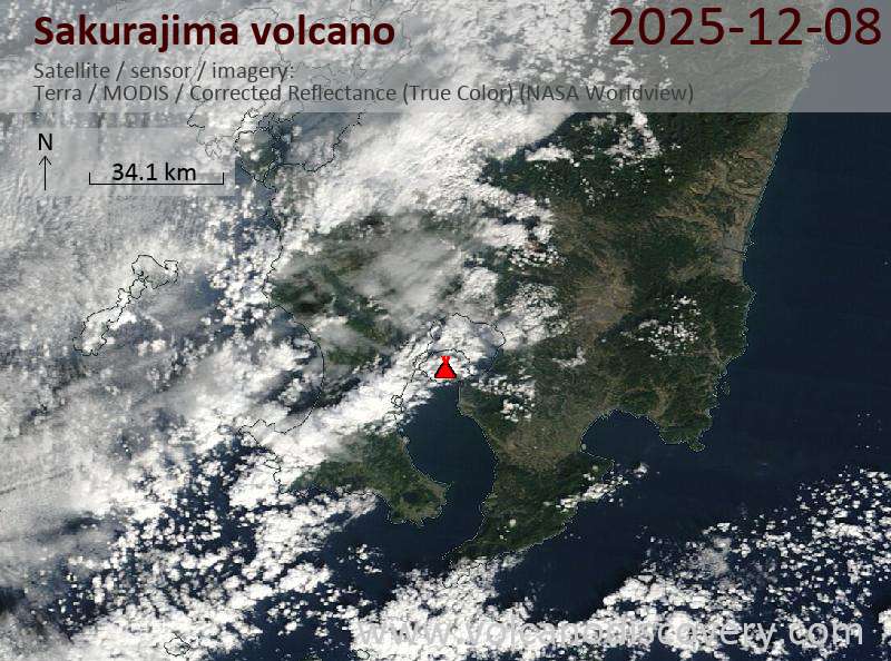 Sakurajima Volcano Volcanic Ash Advisory: ERUPTED AT 20251209/0002Z FL090 EXTD SE OBS VA DTG: 09/0000Z