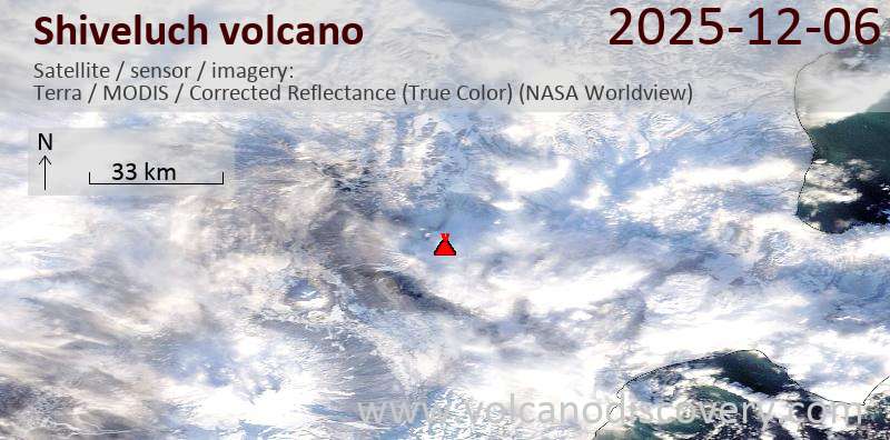 Shiveluch Volcano Volcanic Ash Advisory: POSS ERUPTION OBS AT