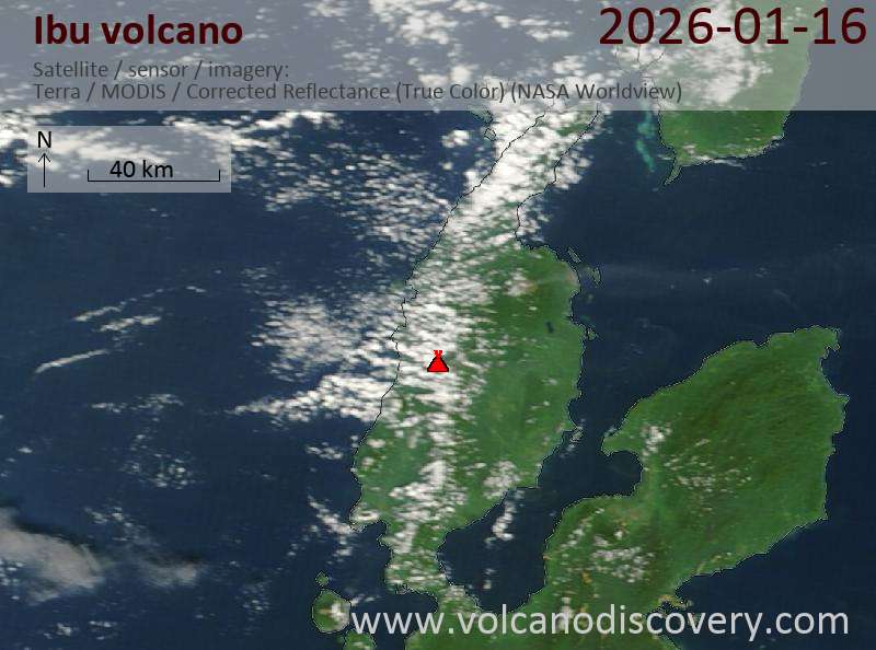 Ibu Volcano Volcanic Ash Advisory: VA TO FL060 LAST REPORTED AT 16/0324Z MOV NE to 6000 ft (1800 m)