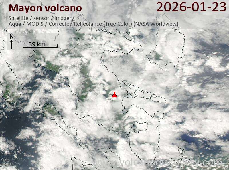 Mayon Volcano Volcanic Ash Advisory: ERUPTION AT 20260124/0112Z VA CLD UNKNOWN REPORTED OBS VA DTG: 24/0110Z