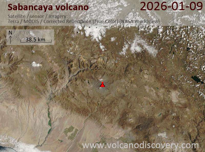 Sabancaya Volcano Volcanic Ash Advisory: STRONG PUFF EMISSION