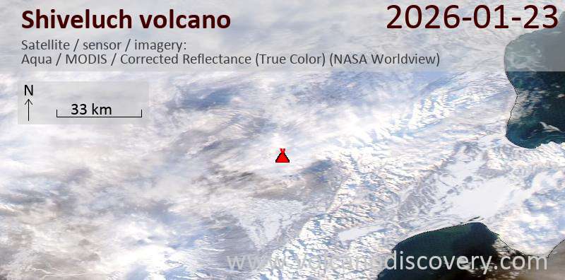 Shiveluch Volcano Volcanic Ash Advisory: RESIDUAL VA FROM 20260123/0730Z ERUPTION.