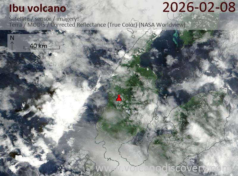 Ibu Volcano Volcanic Ash Advisory: ERUPTION LAST REPORTED AT 08/0759Z EST VA DTG: 08/1000Z
