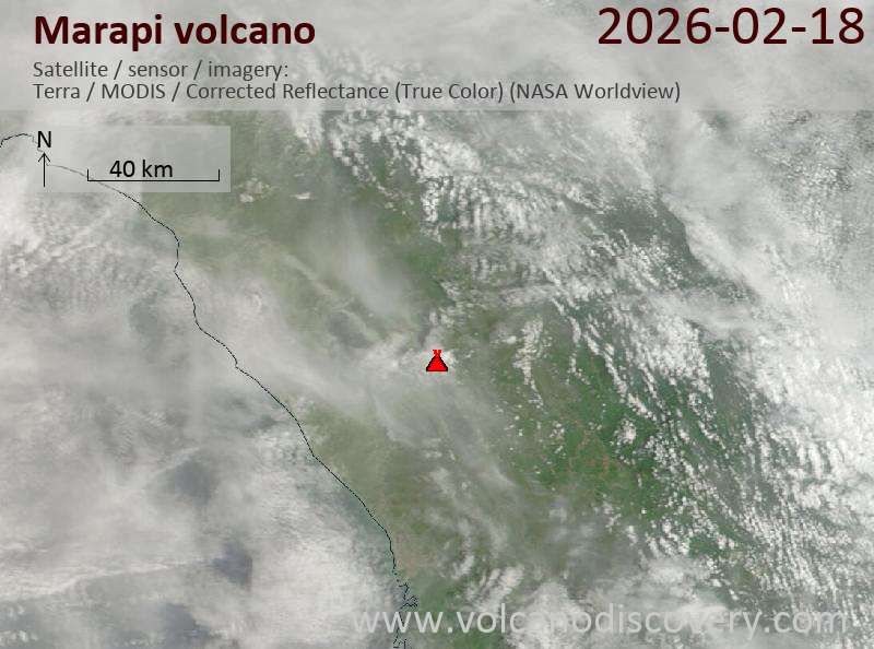 Marapi Volcano Volcanic Ash Advisory: VA REP TO FL110 AT 18/0353Z EST VA DTG: 18/0430Z