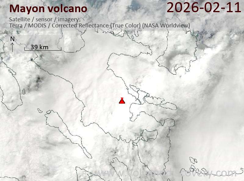 Mayon Volcano Volcanic Ash Advisory: ERUPTION AT 20260211/1111Z VA CLD UNKNOWN REPORTED OBS VA DTG: 11/1120Z
