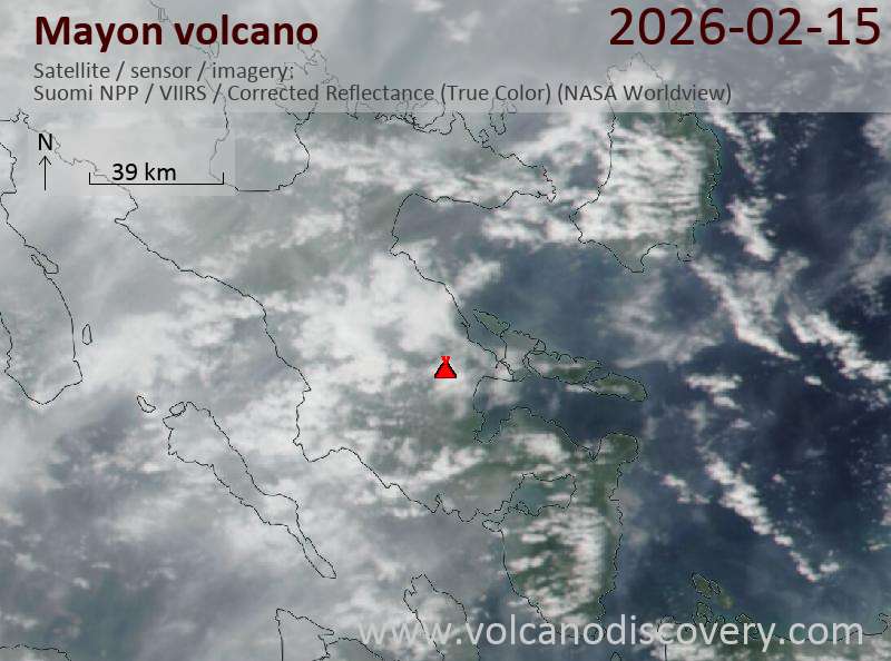 Mayon Volcano Volcanic Ash Advisory: ERUPTION AT 20260215/1217Z VA CLD UNKNOWN REPORTED OBS VA DTG: 15/1210Z