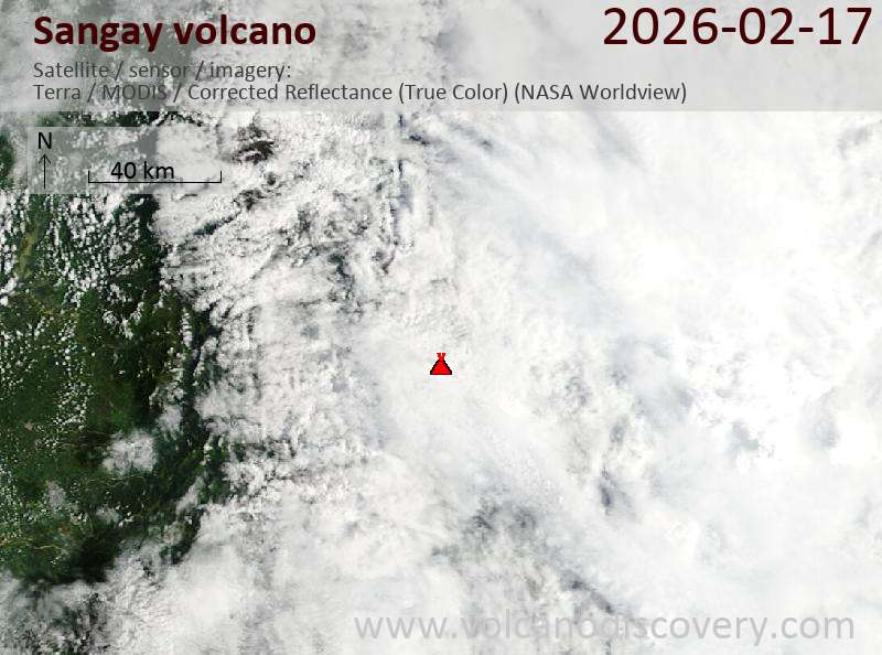 Sangay Volcano Volcanic Ash Advisory: NEW VA EMS to 21000 ft (6400 m)