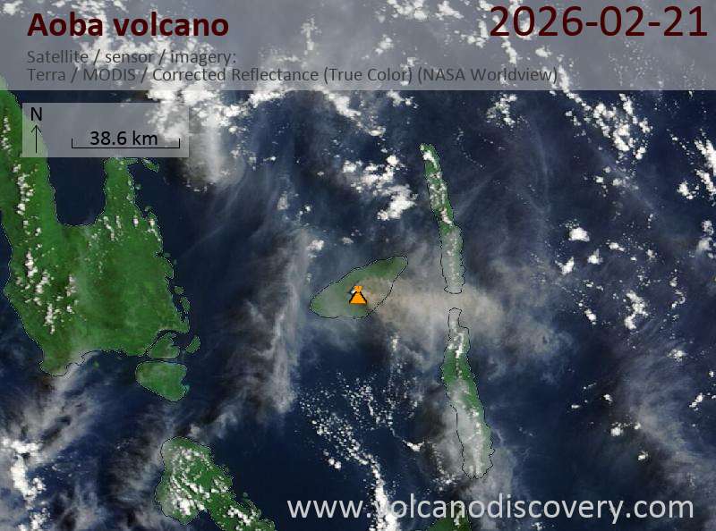 Aoba Volcano Volcanic Ash Advisory: ERUPTION AT 20260220/1700Z ERUPTION AT 20260220/1700Z. LOW LEVEL ERUPTION.