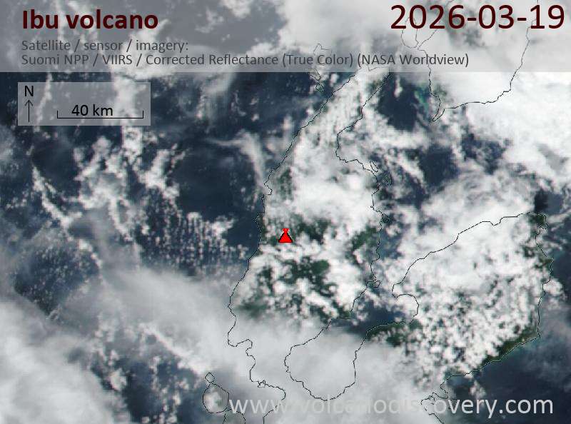 Ibu Volcano Volcanic Ash Advisory: ERUPTION LAST REPORTED AT 19/1040Z EST VA DTG: 19/2330Z