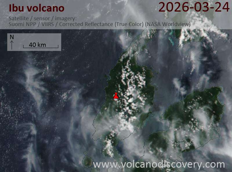 Ibu Volcano Volcanic Ash Advisory: VA TO FL060 OBS AT 24/2310Z MOV SE OBS VA DTG: 24/2310Z to 6000 ft (1800 m)