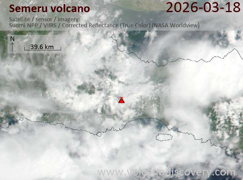 Semeru Volcano Volcanic Ash Advisory: VA OBS AT 18/2230Z MOV NW EST VA DTG: 18/2230Z