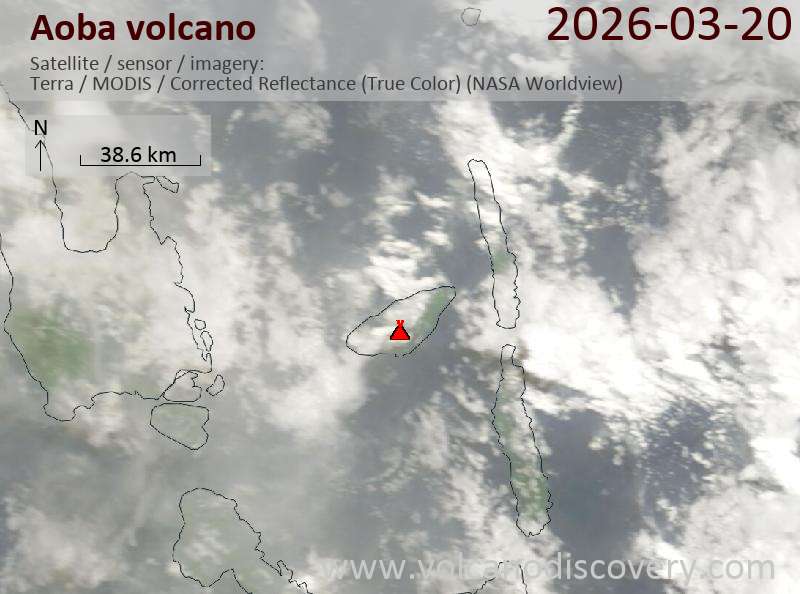 Aoba Volcano Volcanic Ash Advisory: CONTINUOUS LOW-LEVEL VA EMISSIONS EST VA DTG: 20/0439Z