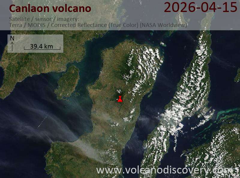 Canlaon Volcano Volcanic Ash Advisory: ERUPTION AT 20260415/1300Z FL090 EXTD SW REPORTED OBS VA DTG: 15/1300Z