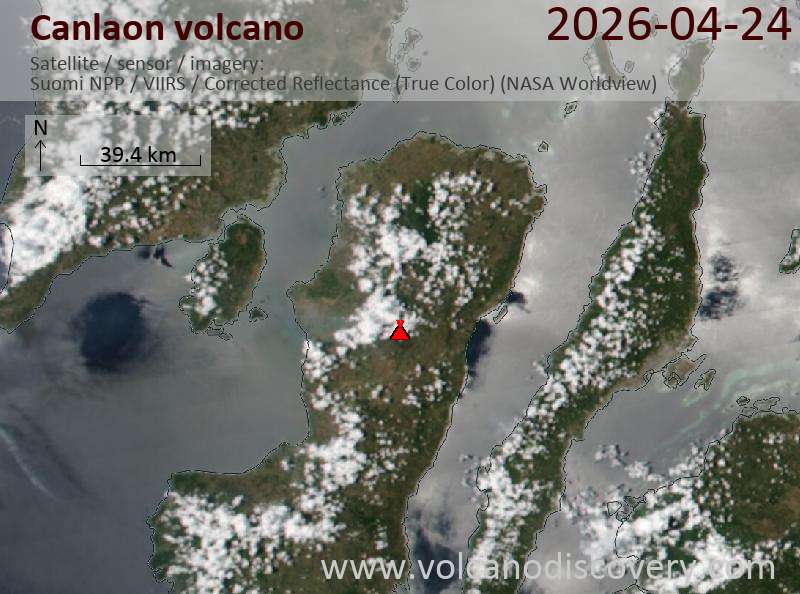 Canlaon Volcano Volcanic Ash Advisory: ERUPTION AT 20260424/0923Z FL110 EXTD SW REPORTED OBS VA DTG: 24/0920Z