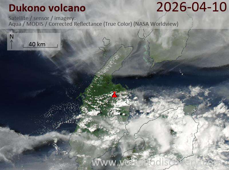 Dukono Volcano Volcanic Ash Advisory: VA PLUME TO FL090 OBS AT 10/2210Z EXTENDING SE to 9000 ft (2700 m)