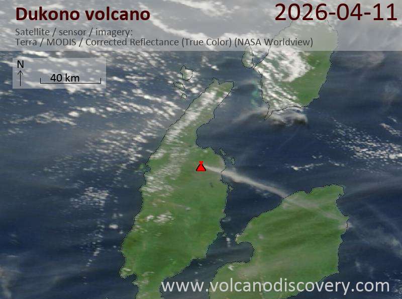Dukono Volcano Volcanic Ash Advisory: VA FL090 REP FM GND AT 11/0858Z, MOV E EST VA DTG: 11/1000Z