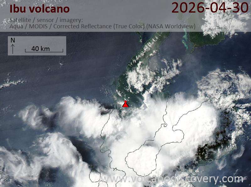 Ibu Volcano Volcanic Ash Advisory: VA TO FL070 OBS AT 30/2310Z MOV N OBS VA DTG: 30/2310Z to 7000 ft (2100 m)