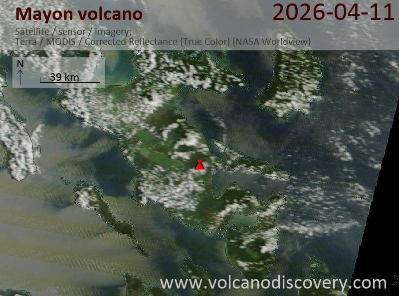 Mayon Volcano Volcanic Ash Advisory: ERUPTION AT 20260411/2344Z FL100 EXTD WSW REPORTED OBS VA DTG: 11/2350Z