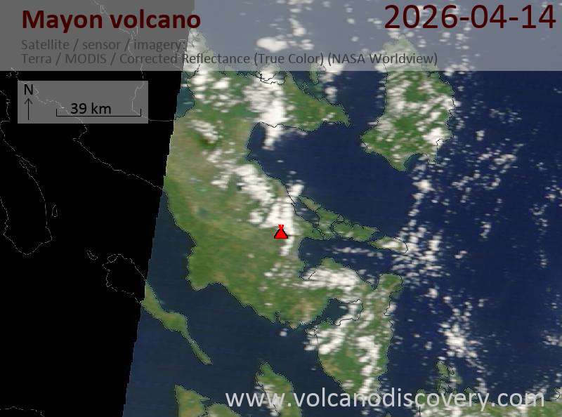 Mayon Volcano Volcanic Ash Advisory: ERUPTION AT 20260414/0346Z FL090 EXTD SW REPORTED OBS VA DTG: 14/0350Z