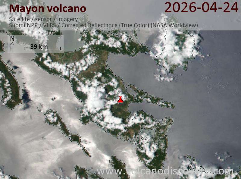 Mayon Volcano Volcanic Ash Advisory: ERUPTION AT 20260424/1138Z FL090 EXTD W REPORTED OBS VA DTG: 24/1130Z