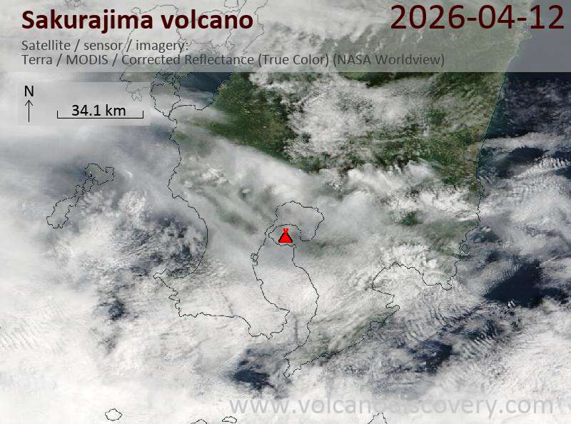 Sakurajima Volcano Volcanic Ash Advisory: EXPLODED AT 20260412/1949Z VA CLD UNKNOWN OBS VA DTG: 12/1940Z