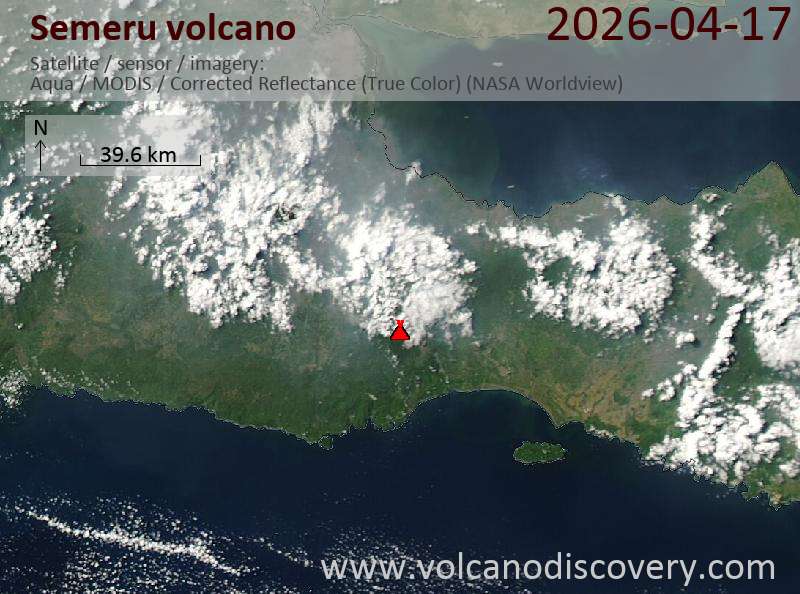 Semeru Volcano Volcanic Ash Advisory: VA TO FL150 OBS AT 17/1040Z, MOV W OBS VA DTG: 17/1040Z to 15000 ft (4600 m)