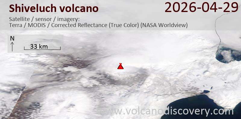 Shiveluch Volcano Volcanic Ash Advisory: VA AT 20260429/1900Z FL100 EXTD E MOV 10KT REPORTED