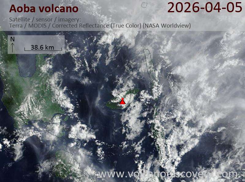 Aoba Volcano Volcanic Ash Advisory: ERUPTION AT 20260405/0525Z OBS VA DTG: 05/0536Z to 10000 ft (3000 m)