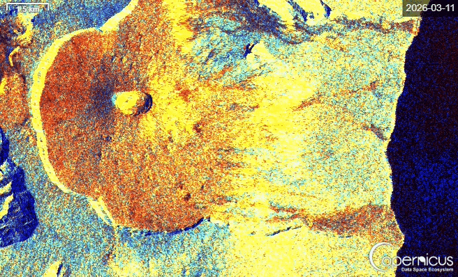 Piton de la Fournaise volcano (Réunion): eruption goes on