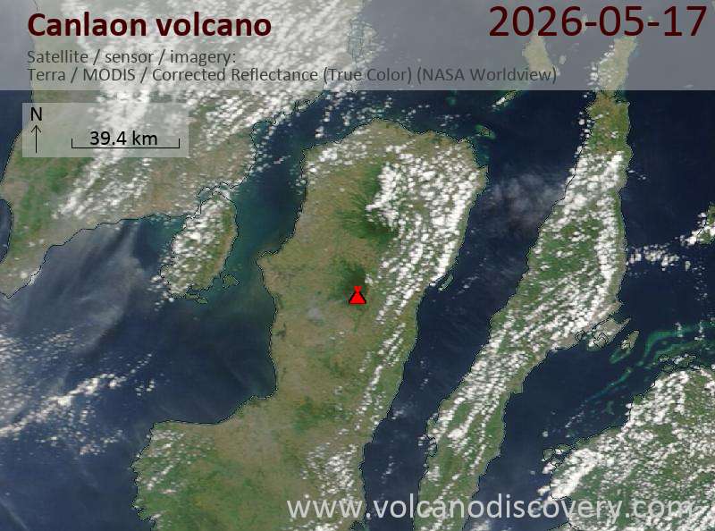 Canlaon Volcano Volcanic Ash Advisory: ERUPTION AT 20260517/1944Z FL100 EXTD SW REPORTED OBS VA DTG: 17/1950Z