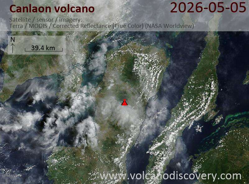 Canlaon Volcano Volcanic Ash Advisory: ERUPTION AT 20260505/1540Z FL090 EXTD SW REPORTED OBS VA DTG: 05/1540Z