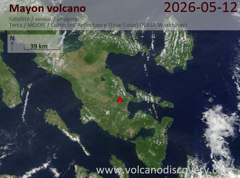 Mayon Volcano Volcanic Ash Advisory: ERUPTION AT 20260512/1325Z VA CLD UNKNOWN REPORTED OBS VA DTG: 12/1350Z