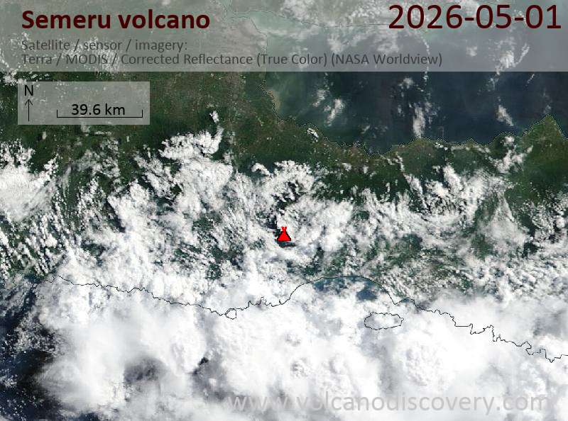 Semeru Volcano Volcanic Ash Advisory: ERUPTION REPORTED AT 01/0650Z EST VA DTG: 01/1030Z