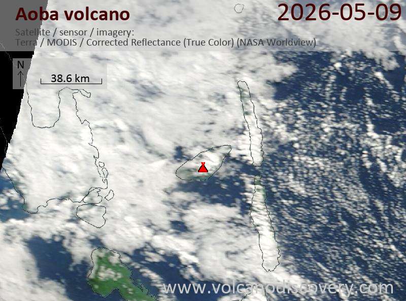 Aoba Volcano Volcanic Ash Advisory: ERUPTION AT 20260508/0400Z ERUPTION HAS CEASED