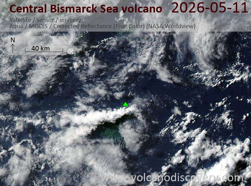 Central Bismarck Sea Volcano Volcanic Ash Advisory: VA TO FL090 OBS AT 11/2210Z MOV NW OBS VA DTG: 11/2230Z to 9000 ft (2700 m)