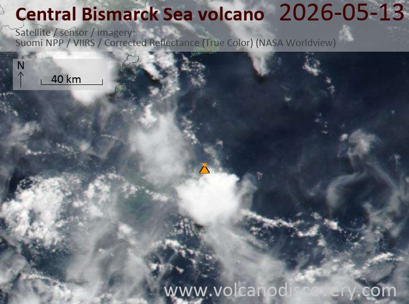 Central Bismarck Sea Volcano Volcanic Ash Advisory: VA EMISSION OBS AT 13/2220Z MOV W OBS VA DTG: 13/2220Z to 9000 ft (2700 m)