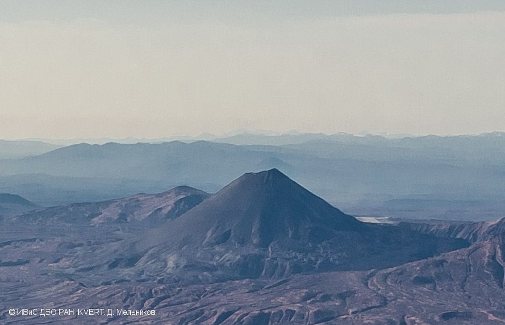 Karymsky volcano on 13 October (image: KVERT)