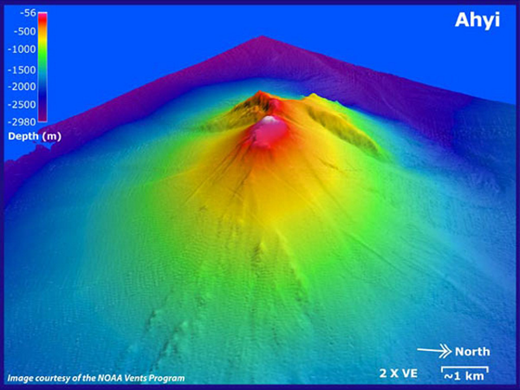 3D model of Ahyi volcano (image via GVP)