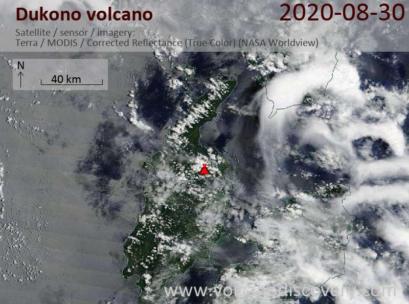 Dukono Volcano Volcanic Ash Advisory Continuous Va Emissions To Fl070 Extd Nw Obs Va Dtg 30 2330z To 7000 Ft 2100 M Volcanodiscovery