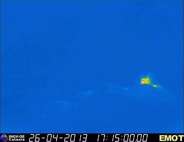 Thermal image of the New SE crater (INGV Catania)