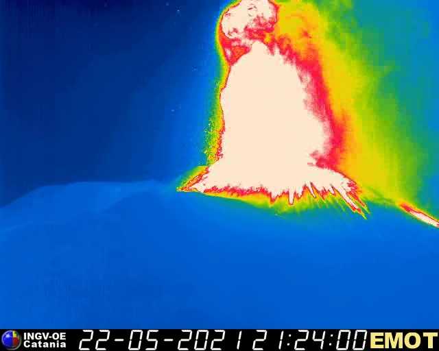 Thermal image of the same view
